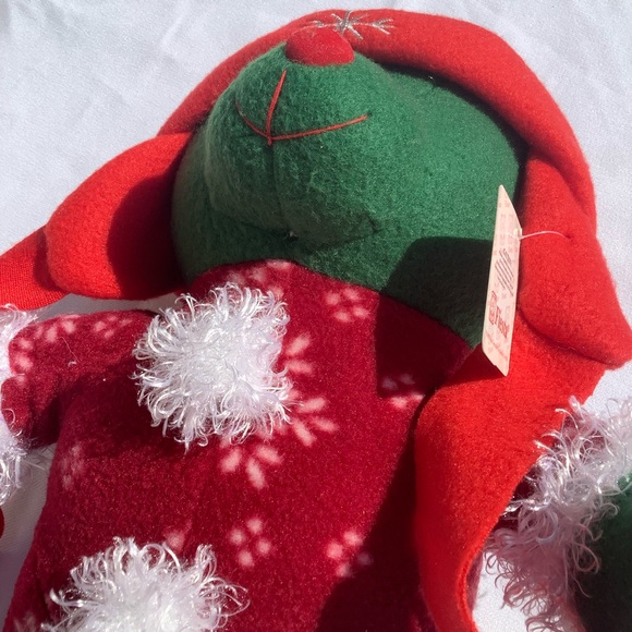 Fiesta Bear Claw Machine Edition Christmas Holiday Teddy Bear Red Green White - Picture 6 of 11